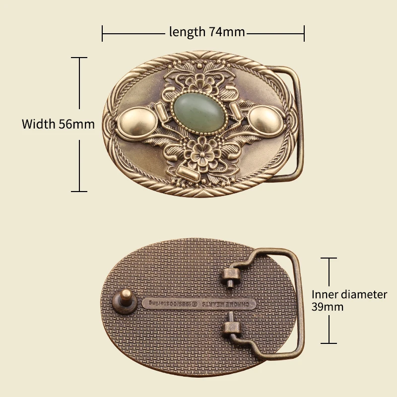 Luxury Gold Series Metal Belt Buckle Western Cowboy Solid Brass Buckles Fit 4cm Wide Men Women Jeans Clothes Accessories |