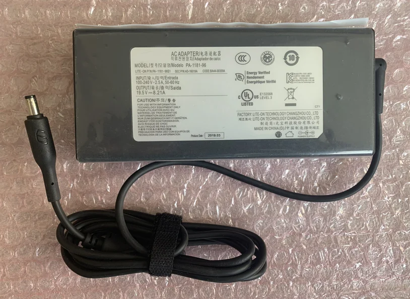 

Original FOR SAMSUNG 19.5V 8.21A Laptop Charger AC adapter supply BA44-00359A PA-1181-96 PA-1181-96S1 160W