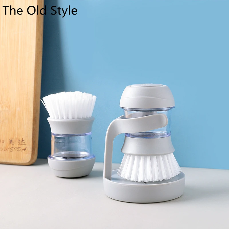 

Kitchen Brush Utensils Cleaner Dish Washing Tools Bowl Pot Pan WashPress Type Non-Stick Oil Automatic Hydraulic Dishwashing