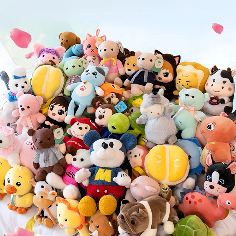 

Kawaii Plush Toys Stuffed Animals Teddy Bear Octopus Hamster Panda Plushie Doll Soft Pillow Kids New Year's Gift Toys For Girls