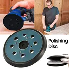 Шлифовальная тарелка с липучкой, 5 дюймов, 8 отверстий, 125 мм, подложка, электрическая орбитальная шлифовальная тарелка Makita диск, диски, для переноски кабеля, резервного копирования