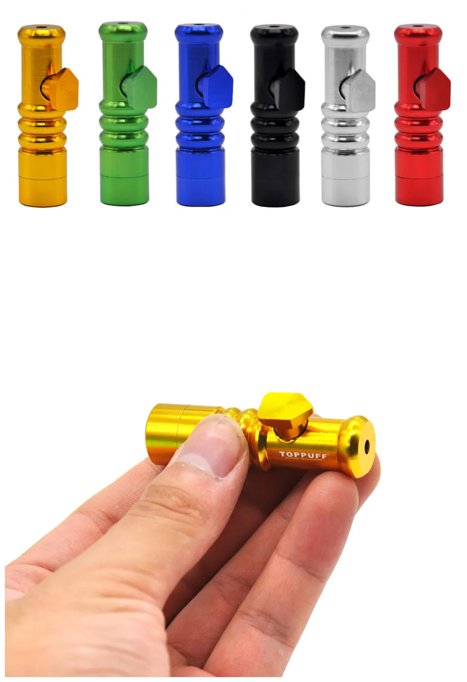 

GORDON Bullet Shape Metal Snuff Pipes Snorter Sniffer Smoking Pipe Tobacco Pipe Cigarette Portable Mouthpiece Cigarette Holder