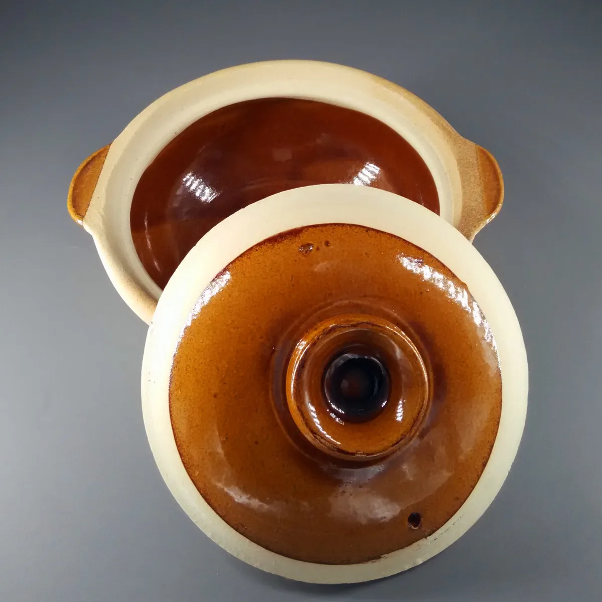 Традиционная китайская кастрюля для приготовления тушения супа риса глиняная