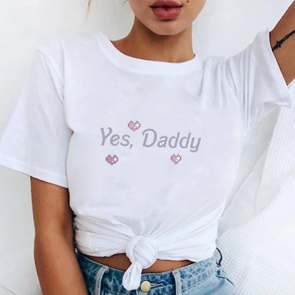 TJCJFO модные летние женские повседневные футболки топы с коротким рукавом белые