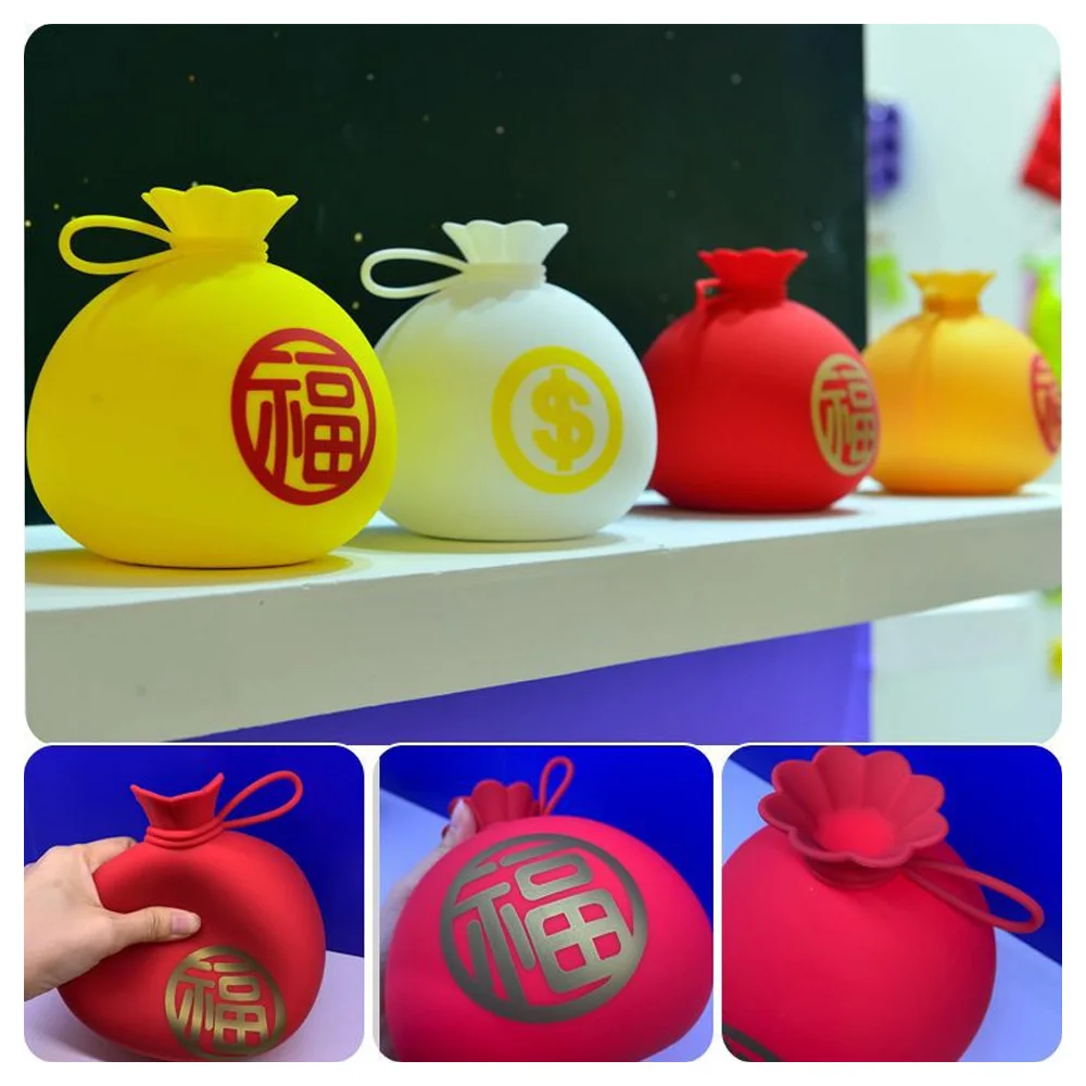 

Cartoon Night Light LED Cute Decoration Lamps Blessing Bag For Girl Kids Children Toys Gifts For Bedroom Bedside Room Lights