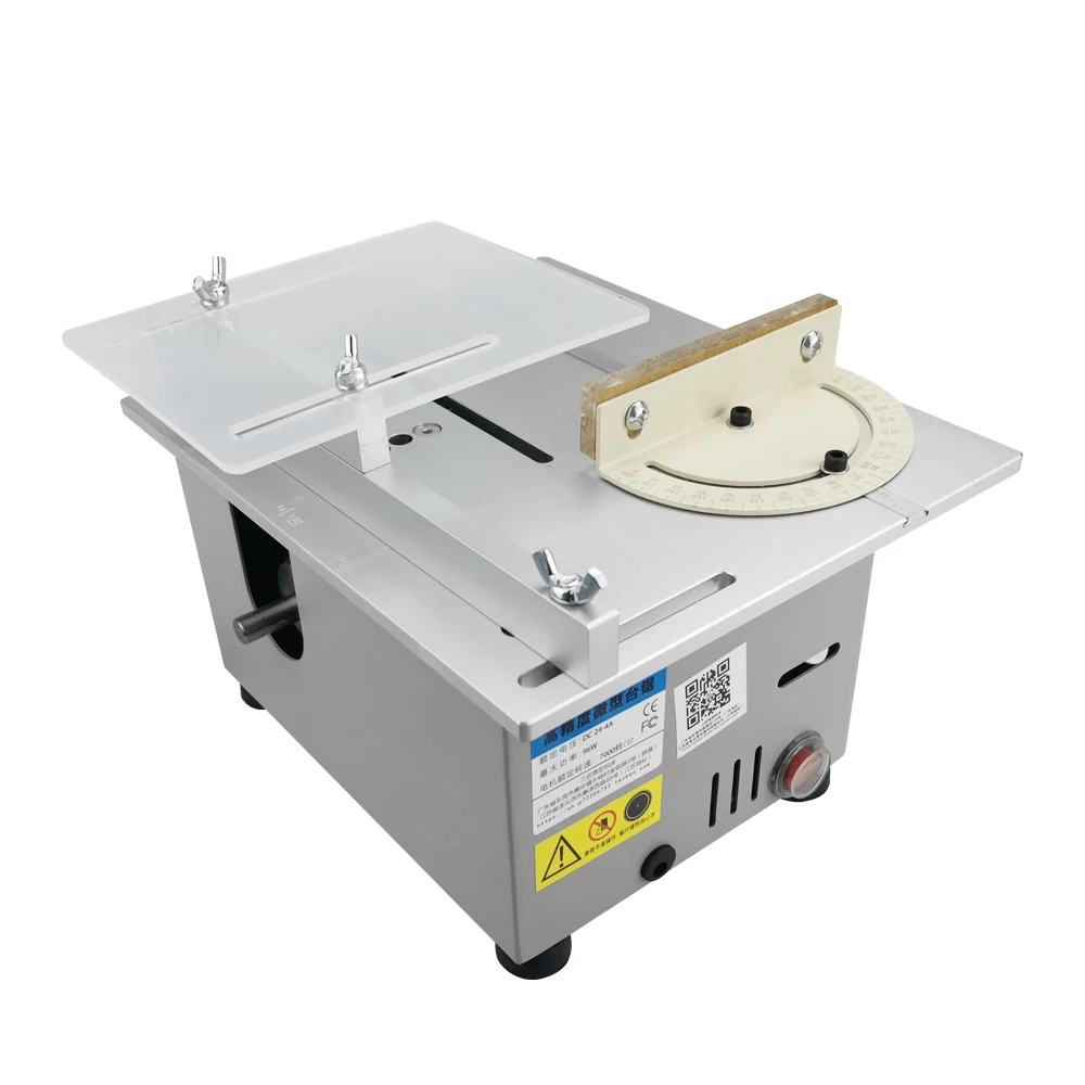 ALLSOME DC 12 24V T6 Мини точные настольные пилы DIY деревообрабатывающий токарный станок