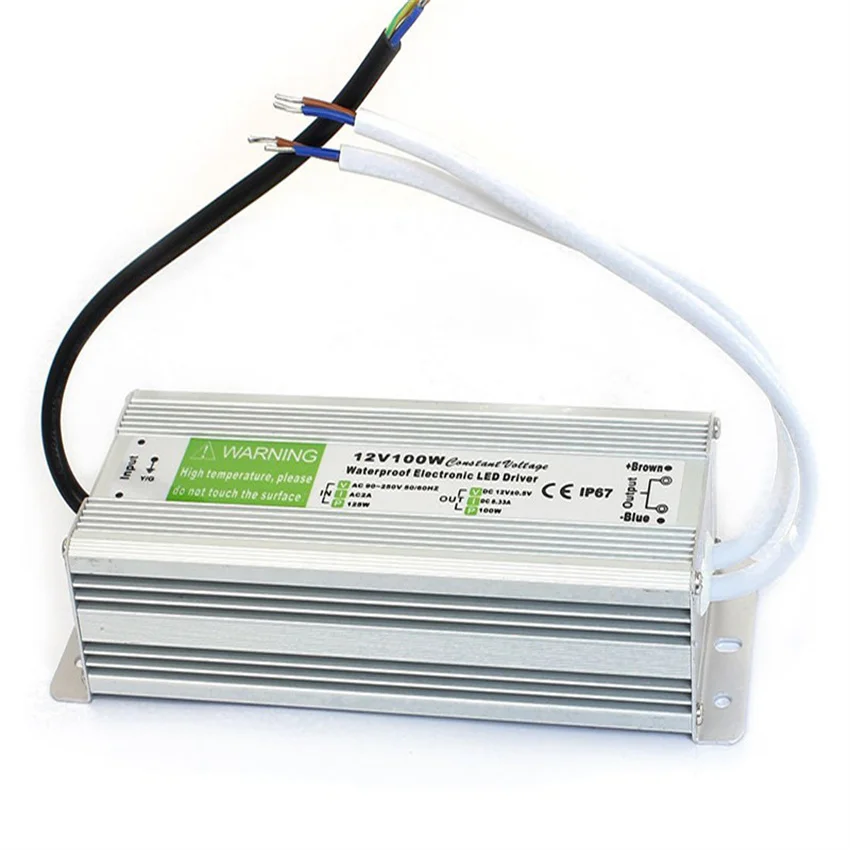 Водонепроницаемый светодиодный драйвер лидер продаж 12 В 24 30 Вт IP67 уличное