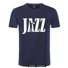Футболка мужская с забавным рисунком джазового саксофона, хлопковая рубашка Camiseta ретро-футболка, уличная одежда в стиле Харадзюку, лето-осень