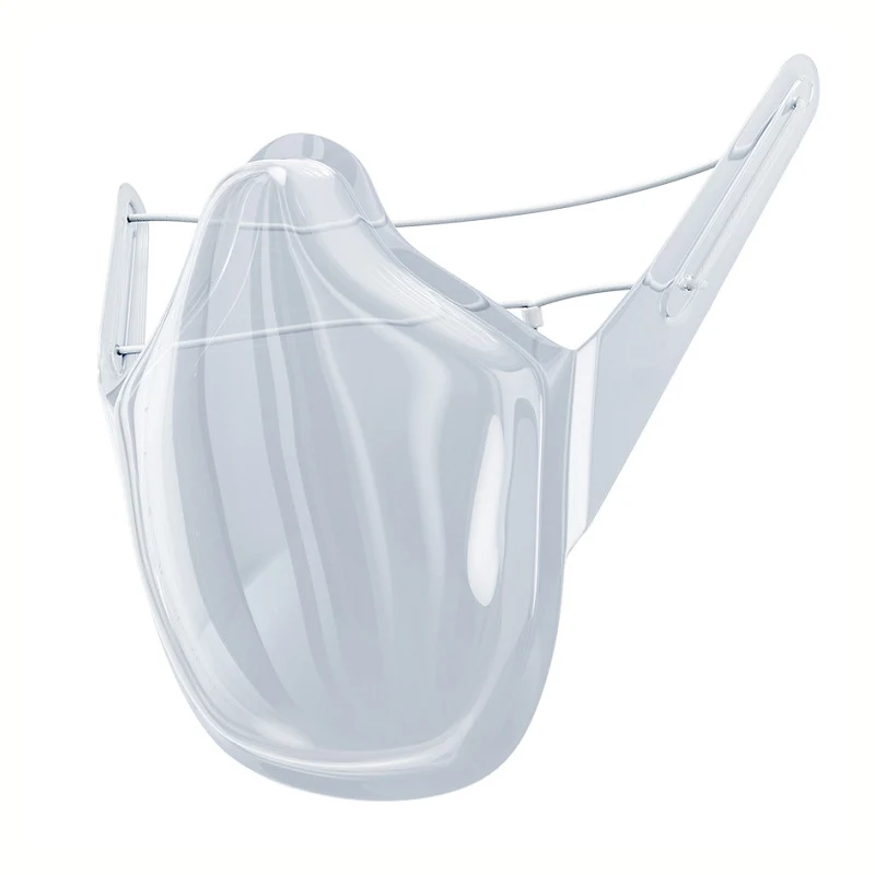Clear Anti-Fog Anti-spitting Face Mask For Women Men Reusable Breathable Durable PC Mouth Shield PET Plastic Masks | Дом и сад