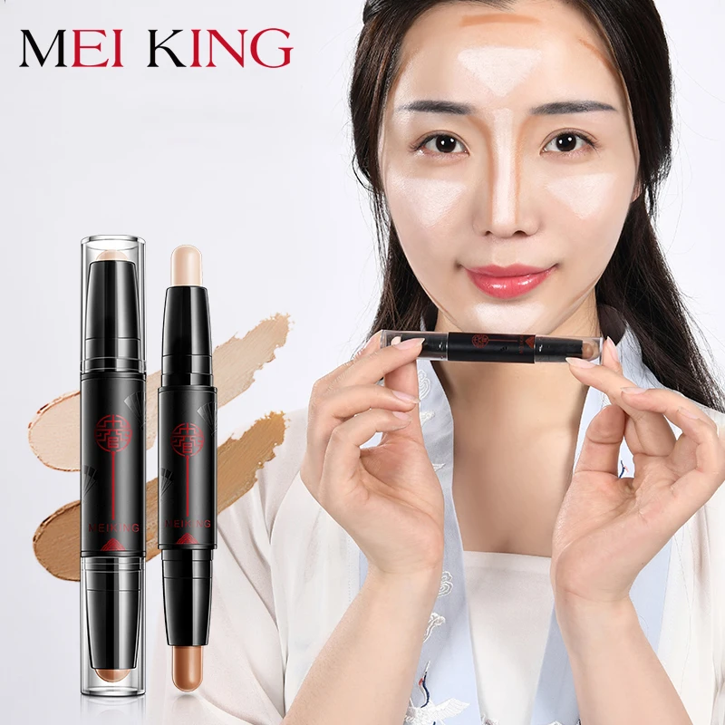 MEIKING glow kit powder highlighter makeup Shimmer Stick Cream Concealer Brighten Bronzer Contour Face Makeup Water-proof Bright