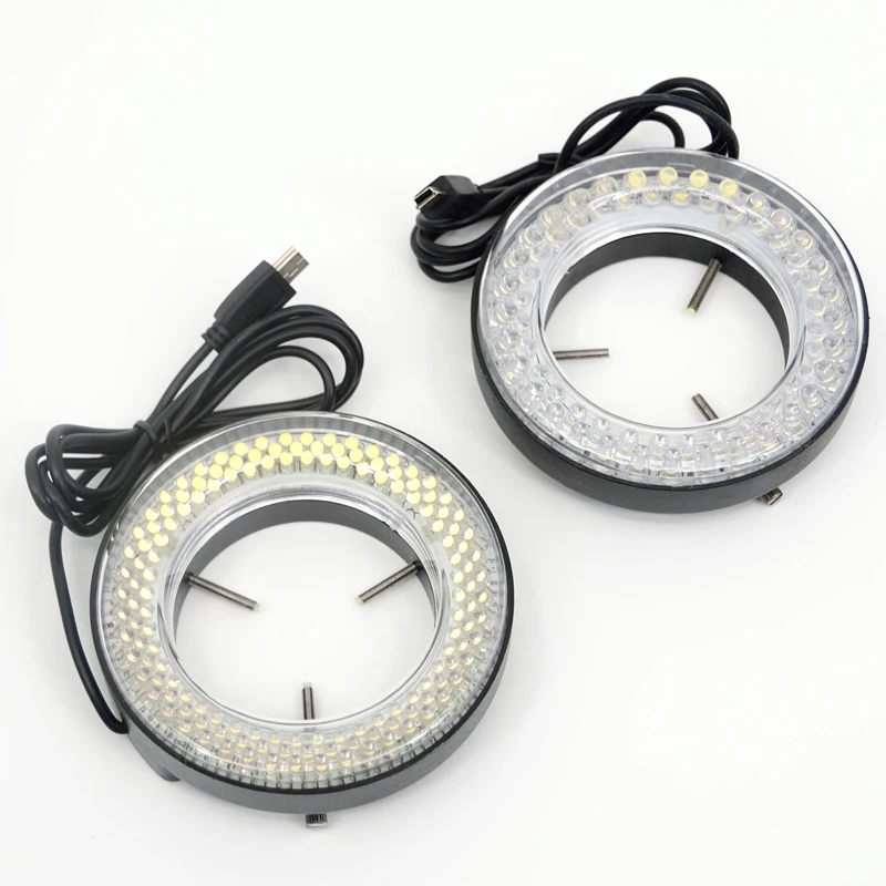 Четырехзонный светодиодный кольцевой светильник для микроскопа FYSCOPE 64/144 с