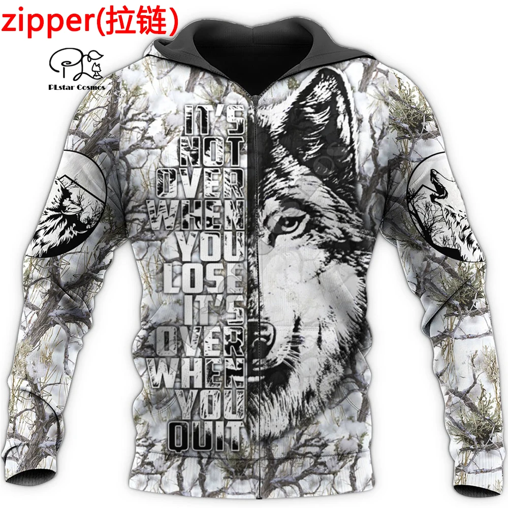 

PLstar Cosmos Animal Hunter Art Wolf Hunting Tattoo Tracksuit Pullover NewFashion Sweatshirt 3DPrint Men/Women Casual Hoodies A7