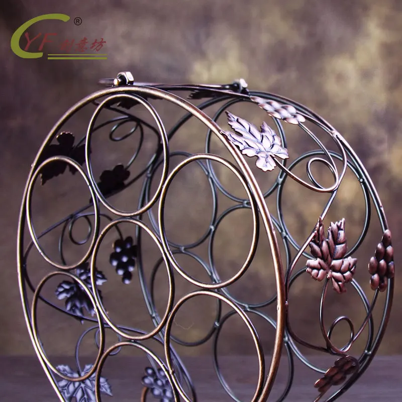 Металлическая подставка для вина 7 дюймов|Винные шкафы| |