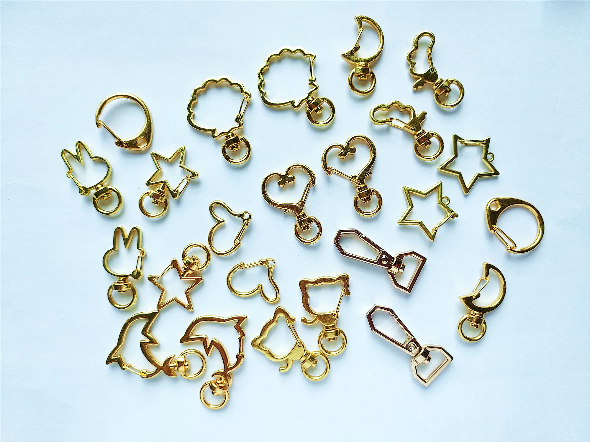 Брелок в виде дельфина с ракушкой 5 шт./лот металлическая рамка кристаллами