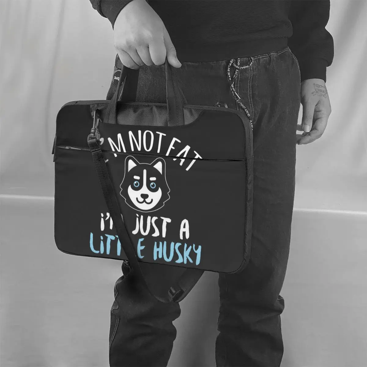 

Siberian Husky Laptop Bag Case Travel Clutch Computer Bag Shockproof Stylish Laptop Pouch