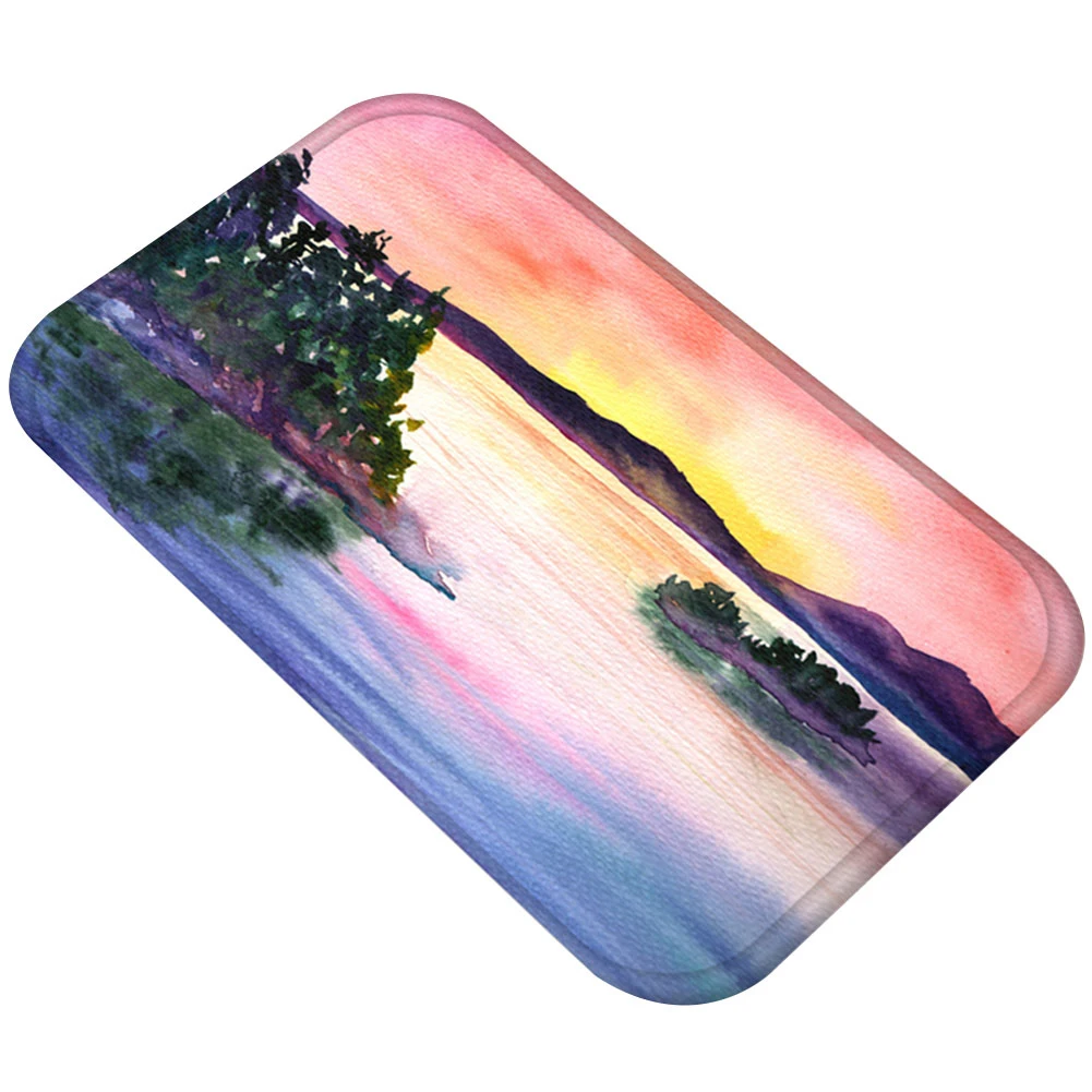 40x60 см красивый Ландшафтный дизайнерский напольный коврик входной