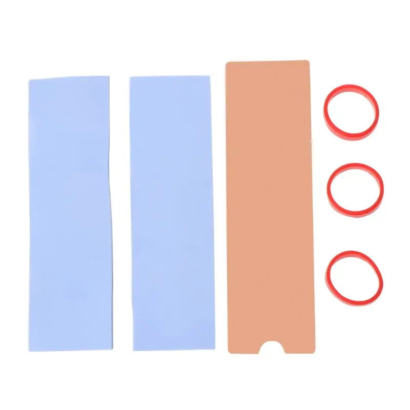 

Cooling Copper Sheet M.2 Heatsink NVME Heat Sink NGFF M.2 2280 Thermal Conductivity Silicone Wafer Cooling Fan Cooler LX0A