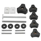 Инструмент для деревообработки, аксессуары, быстродействующий фиксатор, зажим, ручка, набор гаек, подходит для Т-образных треков