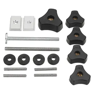 Инструмент для деревообработки, аксессуары, быстродействующий фиксатор, зажим, ручка, набор гаек, подходит для Т-образных треков