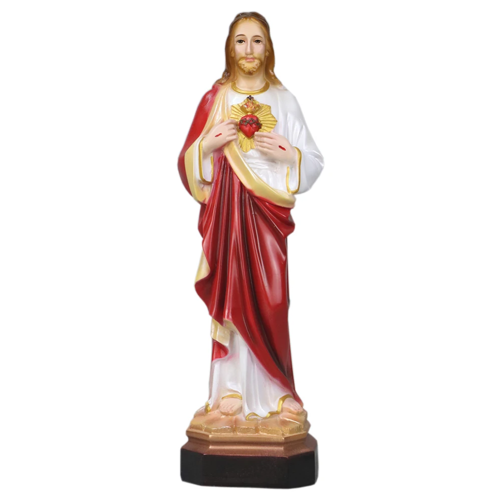 

Статуя Иисуса фигурная фигурка Девы Марии из LOURDES скульптура из смолы католический настольная Статуэтка декоративная статуэтка 30 см (высот...