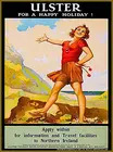 Настенный художественный металлический подвесной знак Ulster Белфаст Ирландия для Счастливого праздника Великобритания винтажный дорожный винтажный Настенный декор