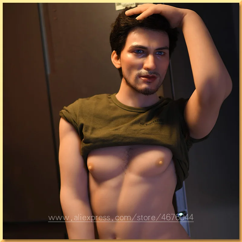 170 см последняя силиконовая Мужская сексуальная кукла с большим пенисом мышечный