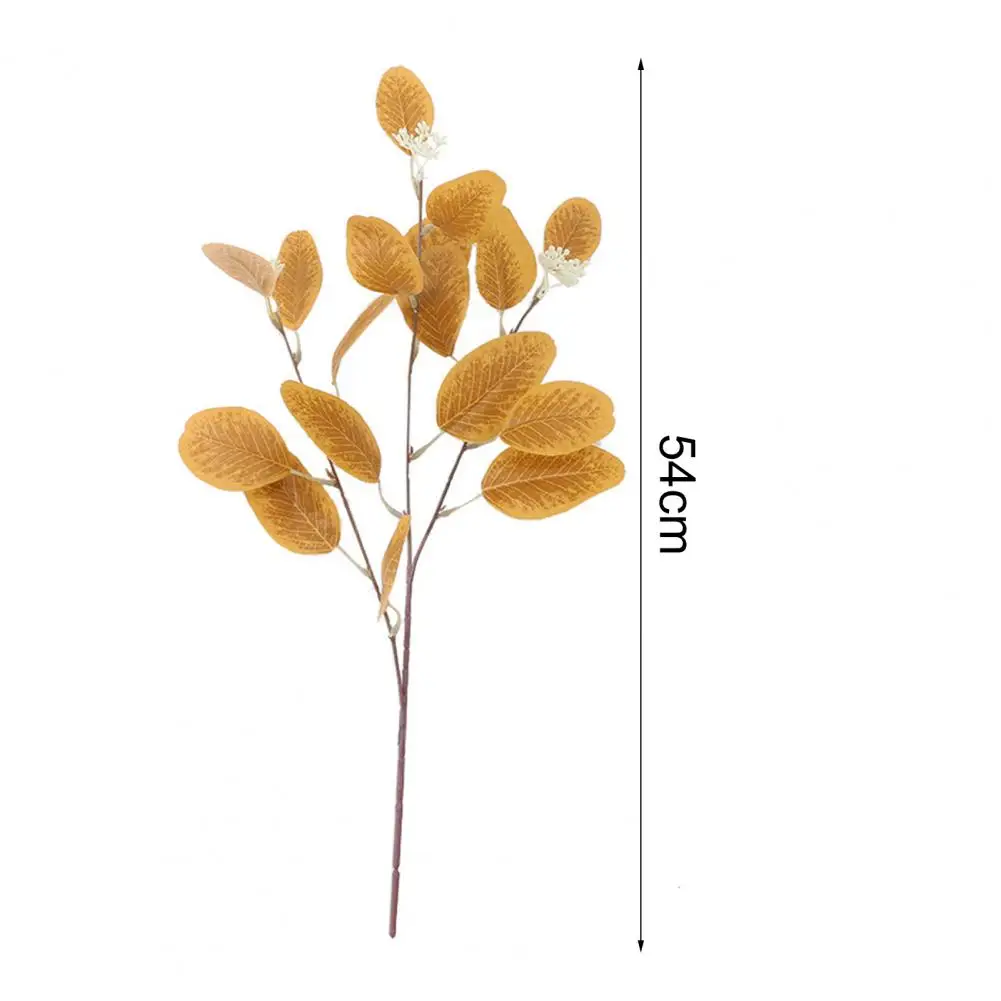 

1Pcs Faux Eucalyptus Leaves Elegant Exquisite Beautiful Artificial Eucalyptus Leaves Fake Plant Home Wedding Party Decor
