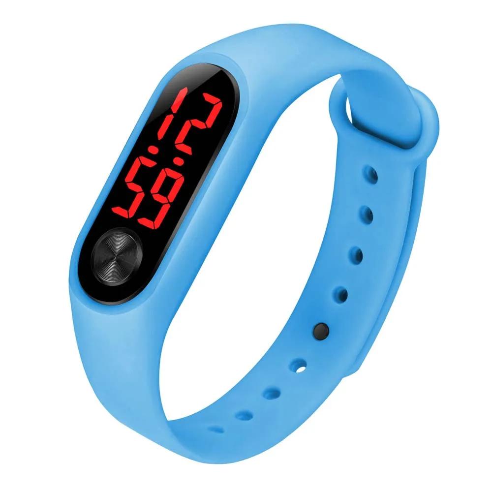 Электронные наручные часы для мужчин и женщин светодиодные цифровые мужские