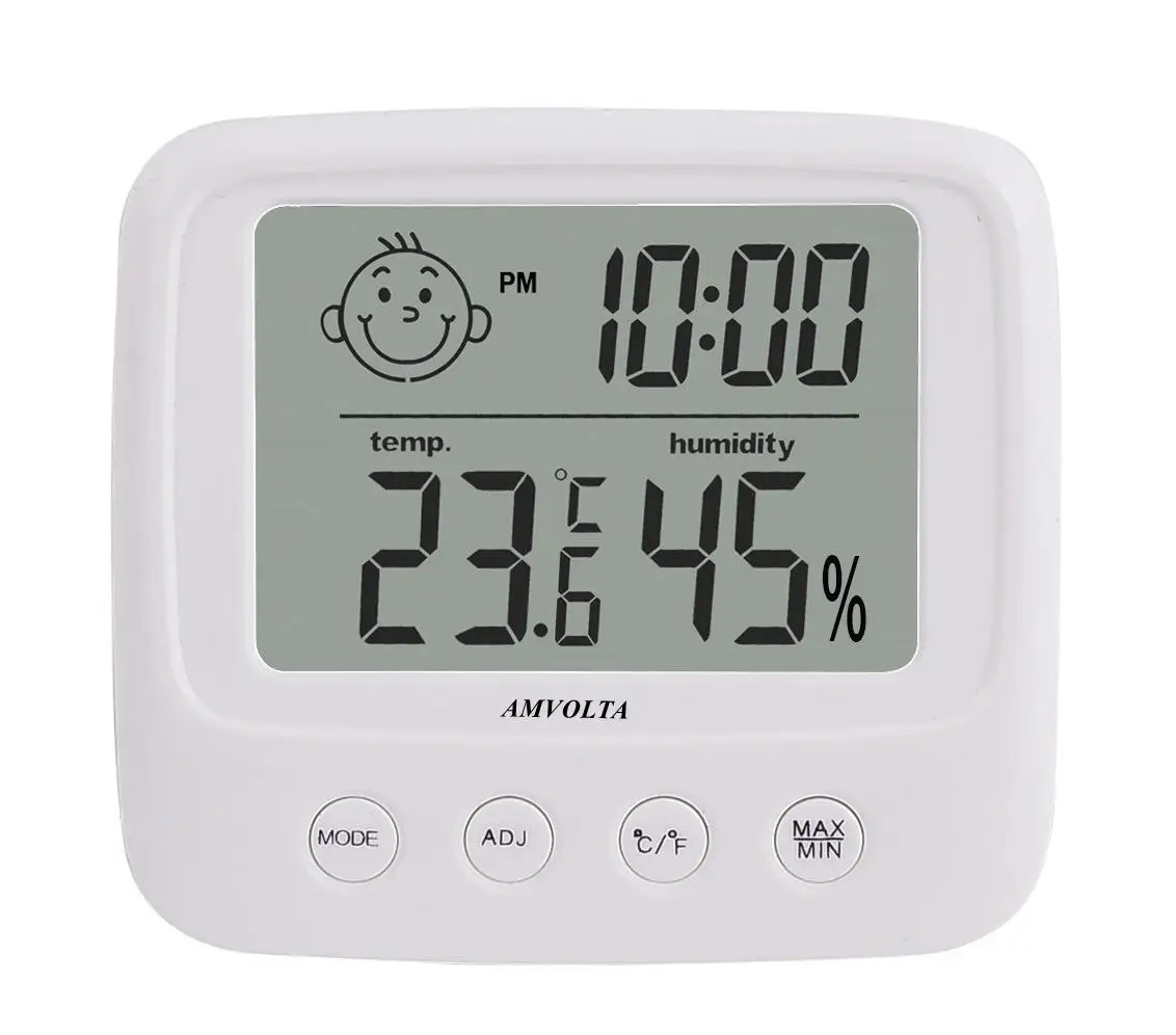 lcd digital temperature humidity meter backlight home indoor electronic hygrometer thermometer weather station baby room free global shipping
