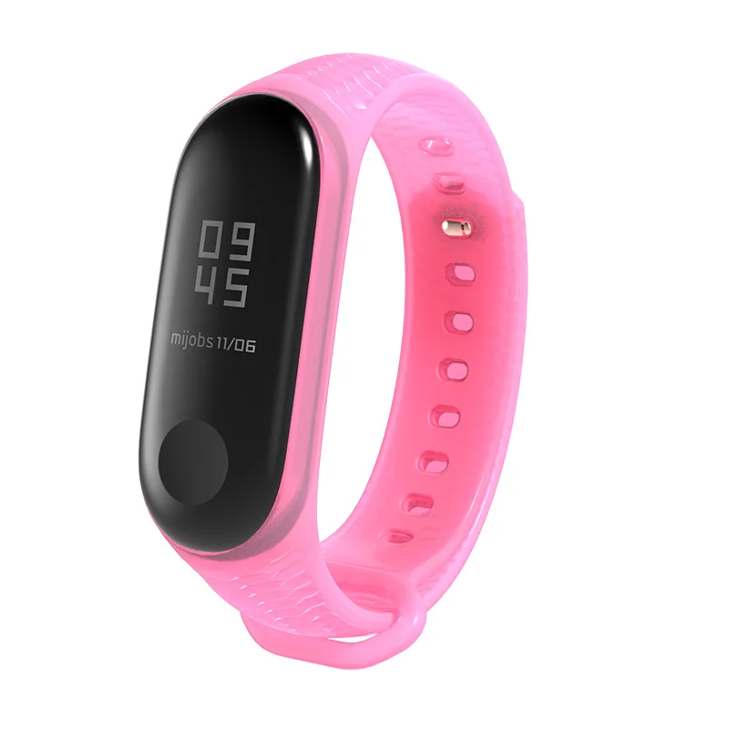 Mi jobs mi Band 3 4 ремешок на запястье для Xiaomi mi Band 4 3 спортивный силиконовый браслет для mi band 4 3 Смарт-браслеты для наручных часов