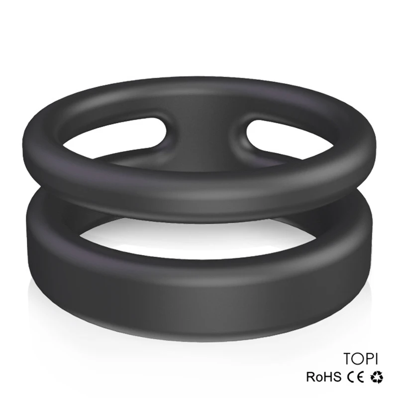 Новые продукты для взрослых пара резонансное кольцо пениса двойное силиконовый