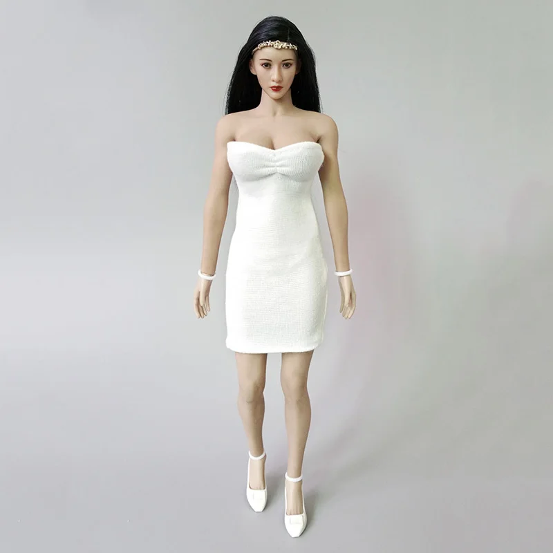 Масштаб 1/6 Женская Сексуальная мини-юбка одежда женское сексуальное короткое