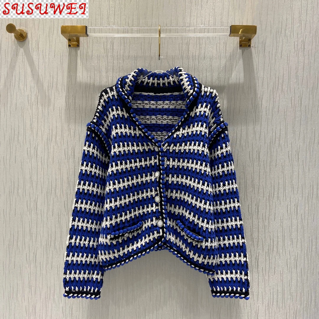 

Женский однобортный Кардиган из 2021 хлопка и льна, роскошный дизайн