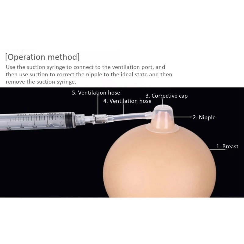 

2PCS Breastfeeding Aid Effective PP Pullers Girl Painless Treatment Health Care Women Sucking Nipple Aspirator Corrector