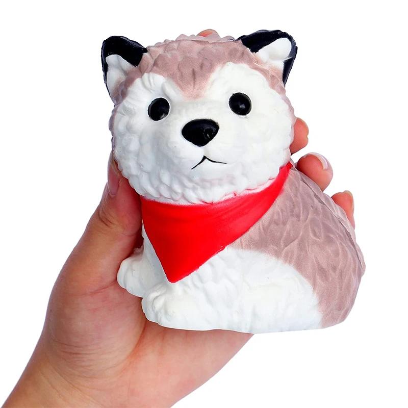 

Random Color Jumbo Simulation Dog Squishy Scented Soft PU Slow Rising Stress Relief Toy Kids Grownups Squeeze Toys 12*9 CM