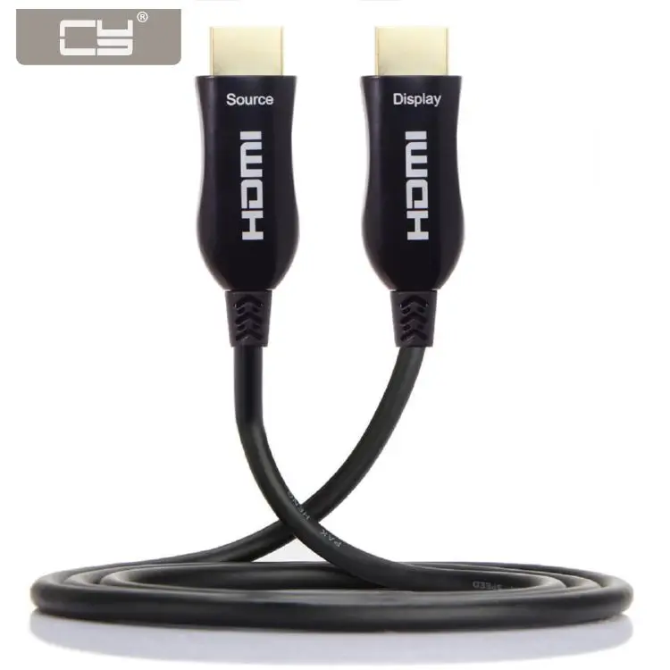 

CY HDMI-compatible 2.0 AOC Cable 10M 20M 50M 100M 200M 300M Active Fiber Optic Fast Transfer Ultra FHD 4K 60hz