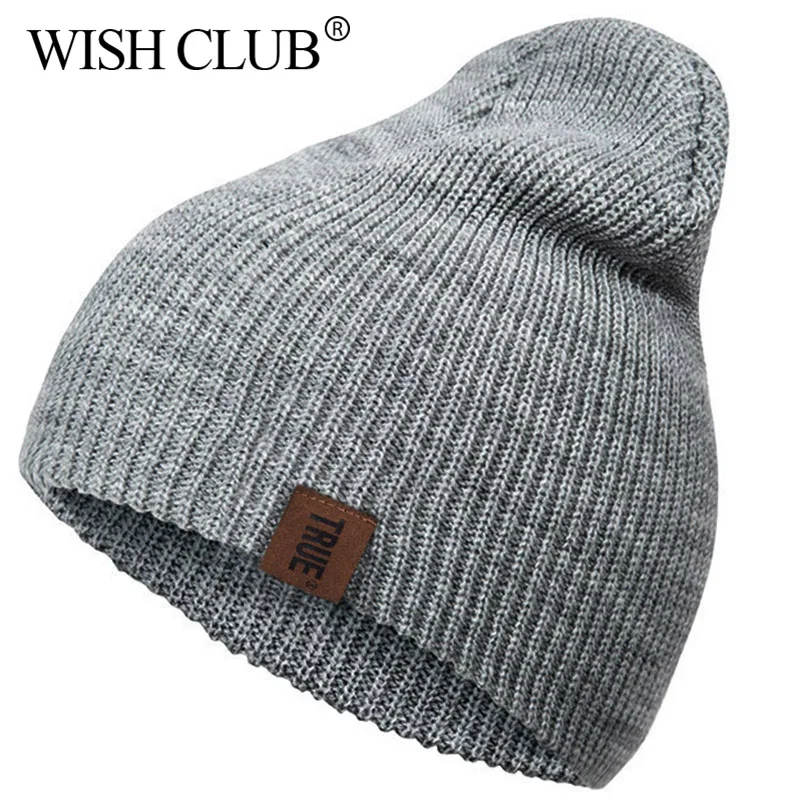 WISHCLUB, зимняя шапка, модные шапки, для женщин и мужчин, хлопок, ПУ, с надписью, одноцветные, теплые, хип-хоп, шапочки, зимняя шапка, удобная, вязанная шапка, шапка