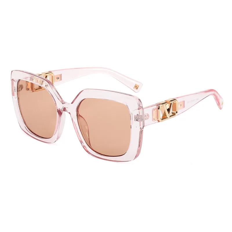

Women High Grade Sunglasses Retro Fashion Sunglasses Men's Large Glasses Luxury Design Shades Oculos de sol Mirror Glasses