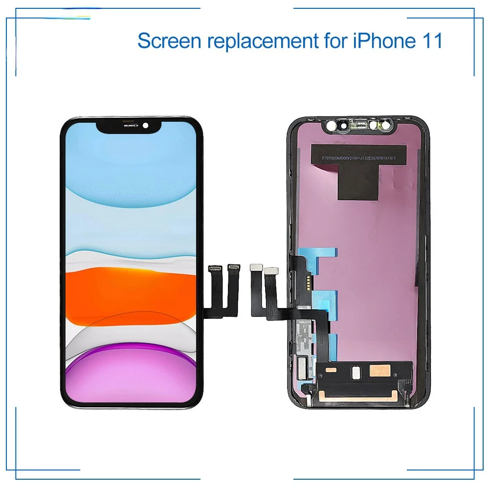 

For iPhone 11 Retina LCD Display With 3D Touch Screen Digitizer Assembly Replacement For iPhone11 Parts With Gift