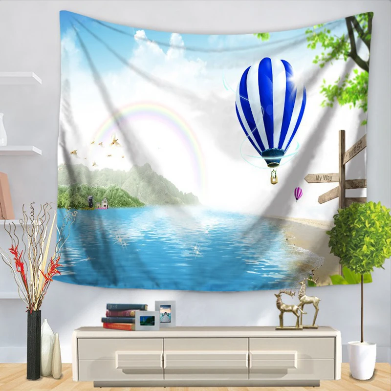 Защита от солнца гобелен с морской тематикой Ocean Средиземноморский стили пляжные