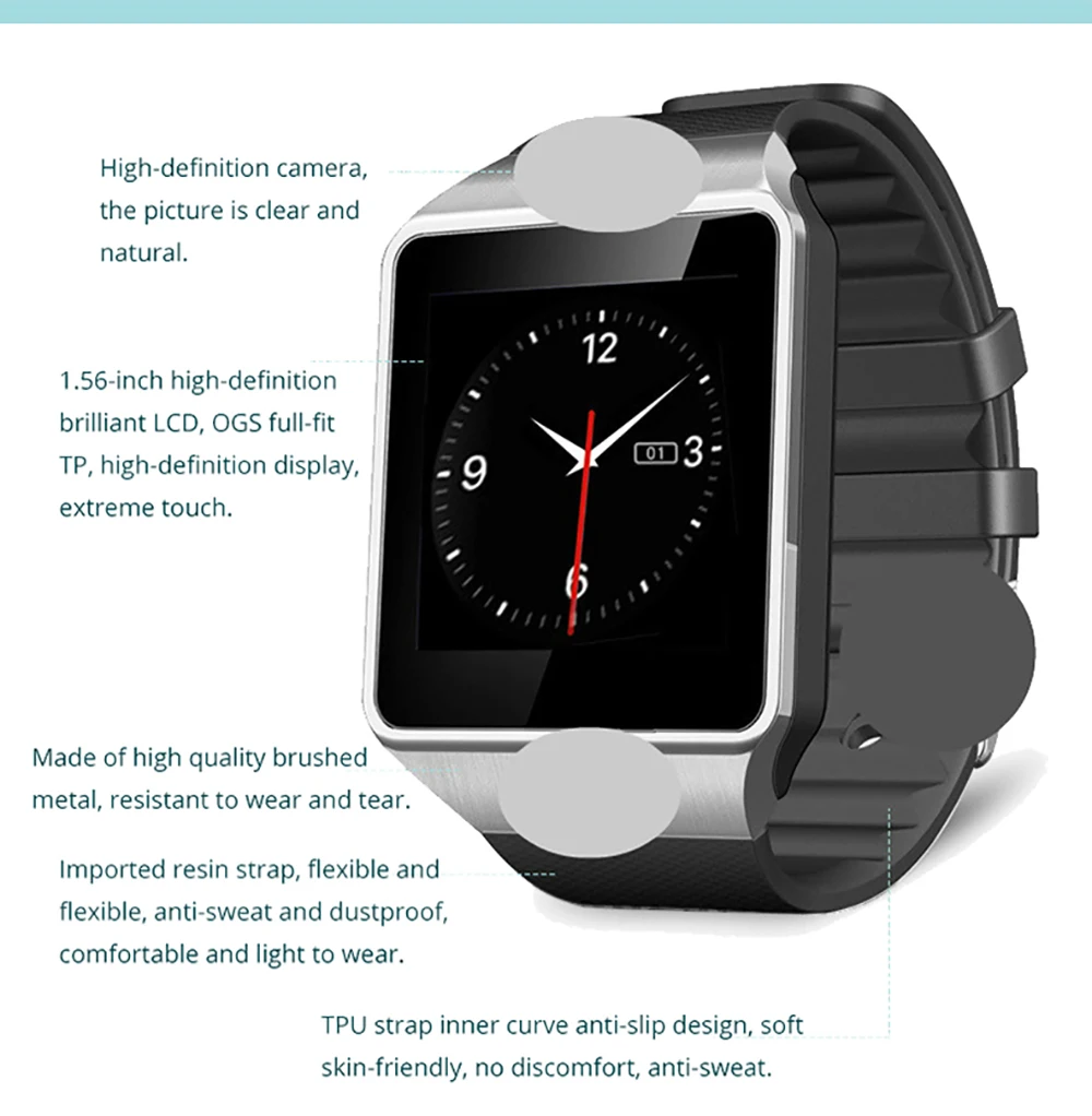 Bluetooth Смарт часы Smartwatch DZ09 Android смартфон вызов Relogio GSM Сим слот камера для Android samsung