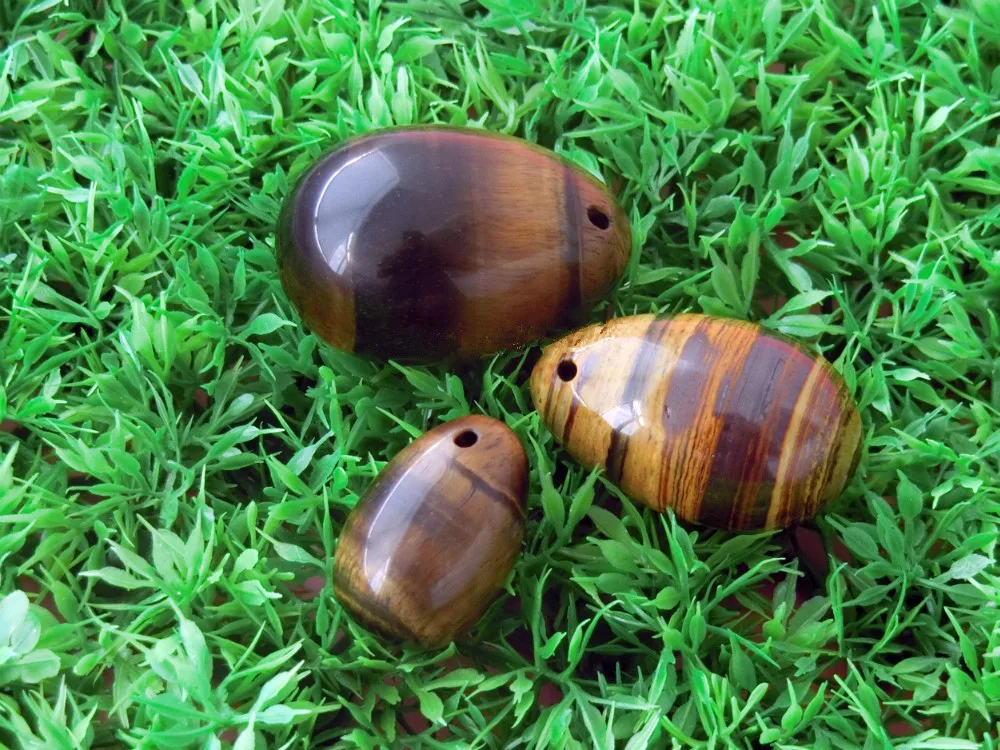 3 шт. яйцо тигровый глаз с нефритовым камнем|Брекеты и подставки| |