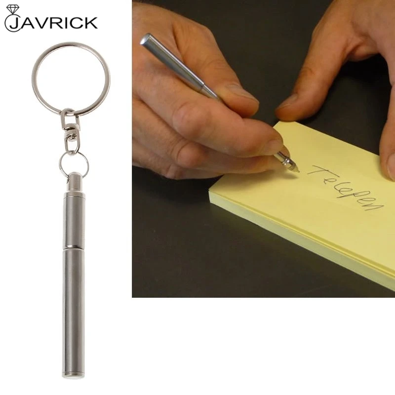 Портативный нержавеющей стали телескопическая шариковая ручка металлический