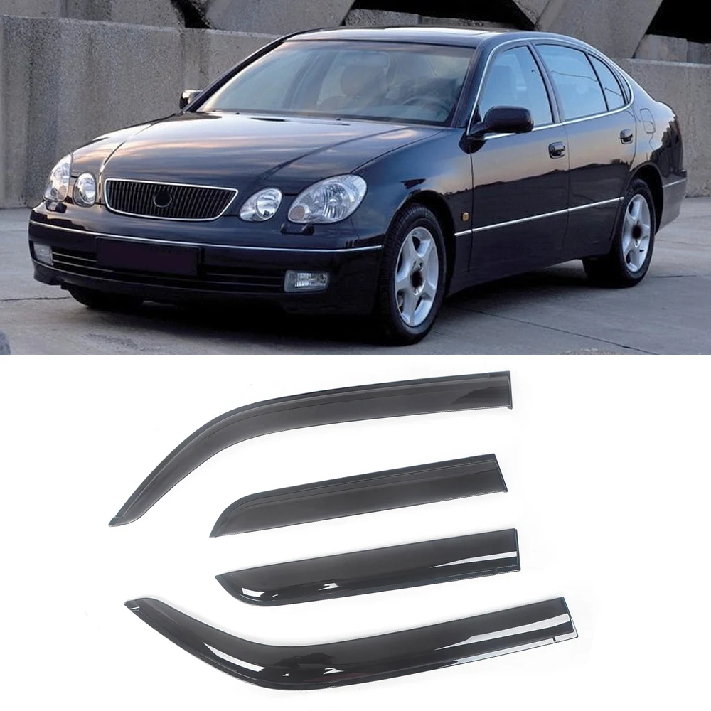 

Козырек для боковых окон Lexus GS300 GS400 GS350 2000-2014, черный