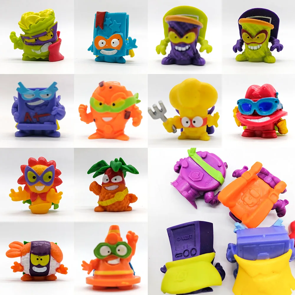 Figuras de acción de Superzings Trash para niños, juguetes de colección, figuras...