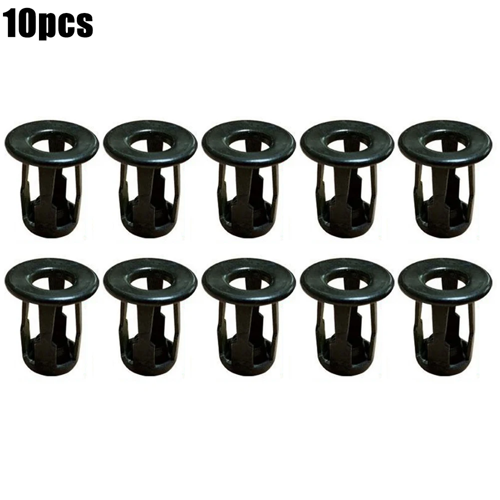 

10PCS Car Metal Screw Base Clamp Trunk Nuts Front & Rear License Plate Fastener Clips For Audi A3 A4L A6L A8 Q3 Q5 Q7