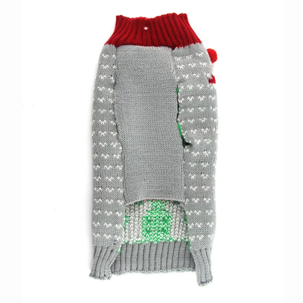 Рождественская Одежда для собак маленьких больших Рождественский свитер