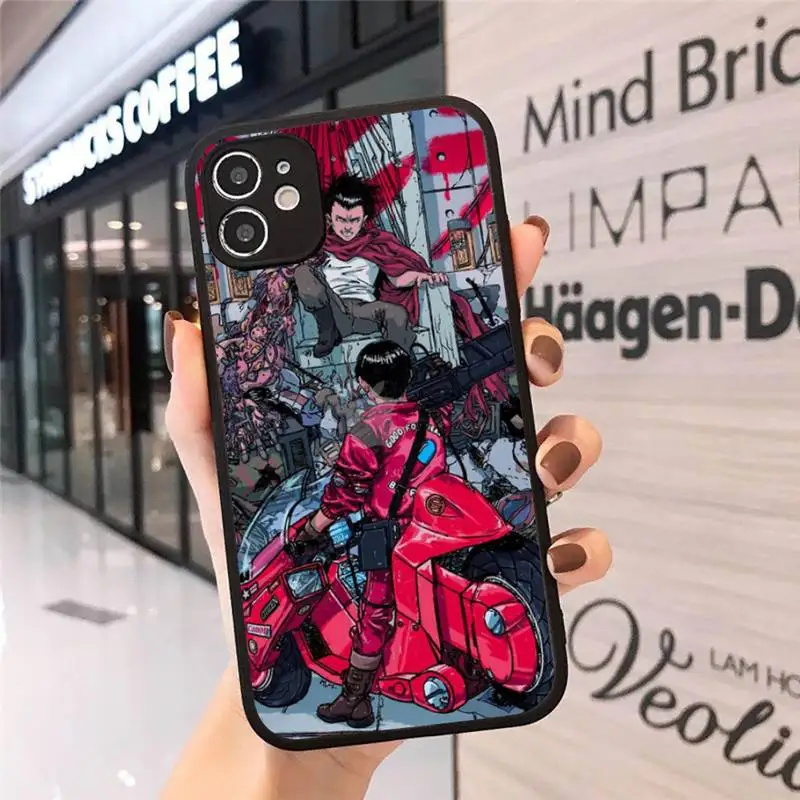 

Japanese Anime Akira 1988 Film Phone Case For iphone 12 11 8 7 plus mini x xs xr pro max matte transparent cover