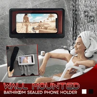 liner tablet or phone holder waterproof case box wall mounted all covered mobile phone shelves self adhesive shower accessories