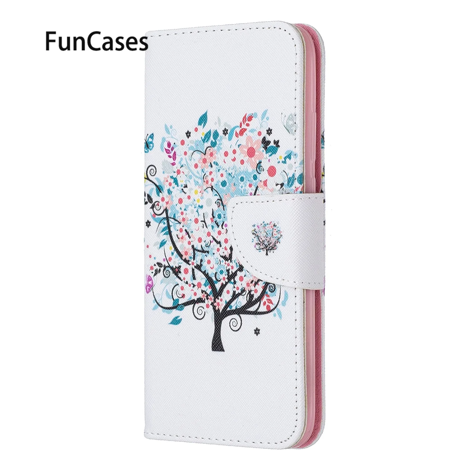 Маленькое дерево из искусственной кожи чехол для телефона пункт huawei P20 Lite 2019